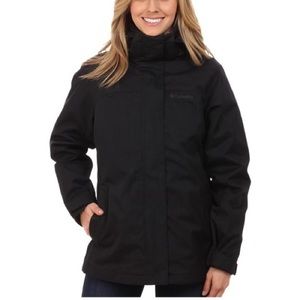 Black Columbia Shell Coat